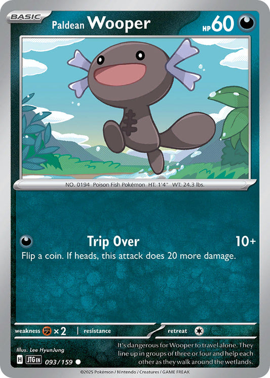 Paldean Wooper 093/159 - POKEMON SCARLET & VIOLET: JOURNEY TOGETHER