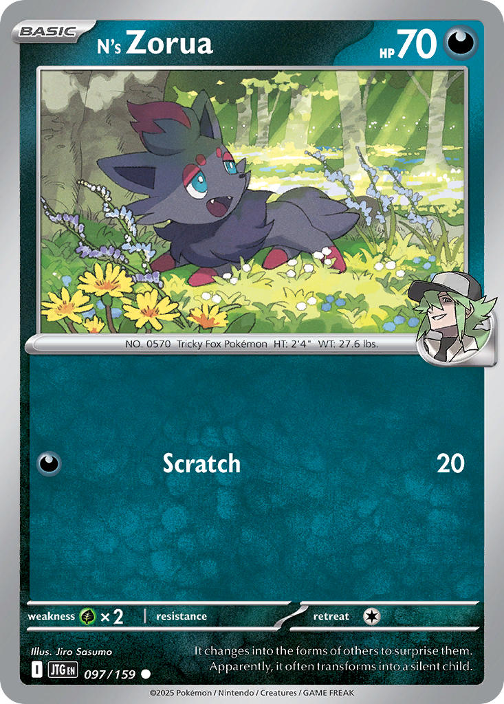 N's Zorua 097/159 - POKEMON SCARLET & VIOLET: JOURNEY TOGETHER