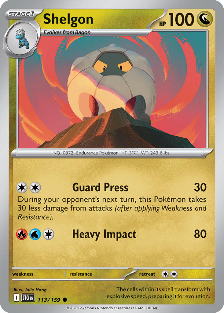 Shelgon 113/159 - POKEMON SCARLET & VIOLET: JOURNEY TOGETHER