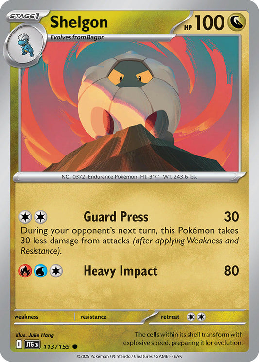 Shelgon 113/159 - POKEMON SCARLET & VIOLET: JOURNEY TOGETHER