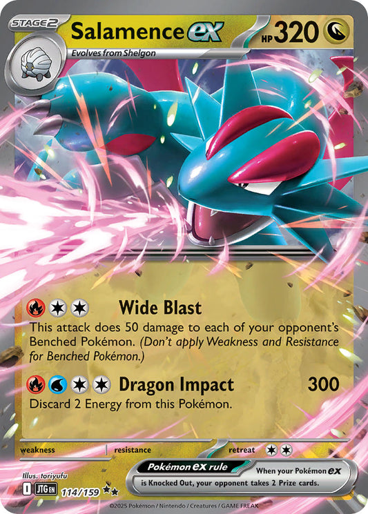 Salamence ex 114/159 - POKEMON SCARLET & VIOLET: JOURNEY TOGETHER