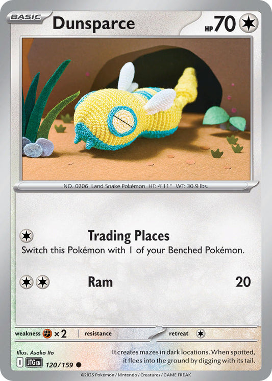 Dunsparce 120/159 - POKEMON SCARLET & VIOLET: JOURNEY TOGETHER