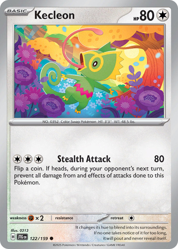Kecleon 122/159 - POKEMON SCARLET & VIOLET: JOURNEY TOGETHER