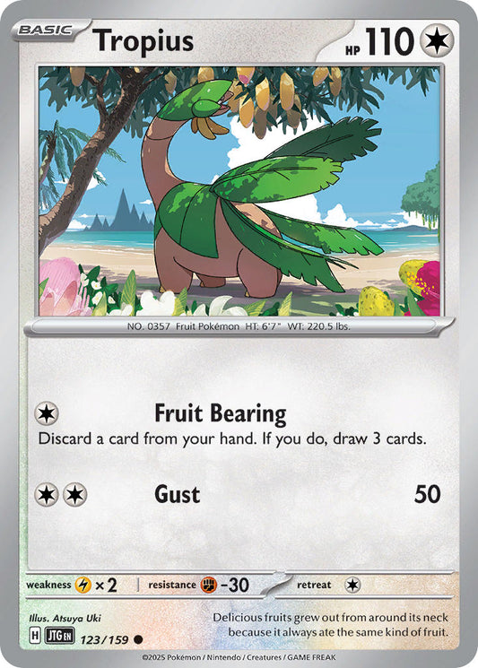 Tropius 123/159 - POKEMON SCARLET & VIOLET: JOURNEY TOGETHER