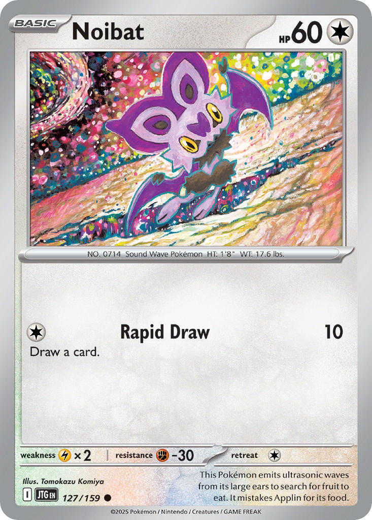 Noibat 127/159 - POKEMON SCARLET & VIOLET: JOURNEY TOGETHER