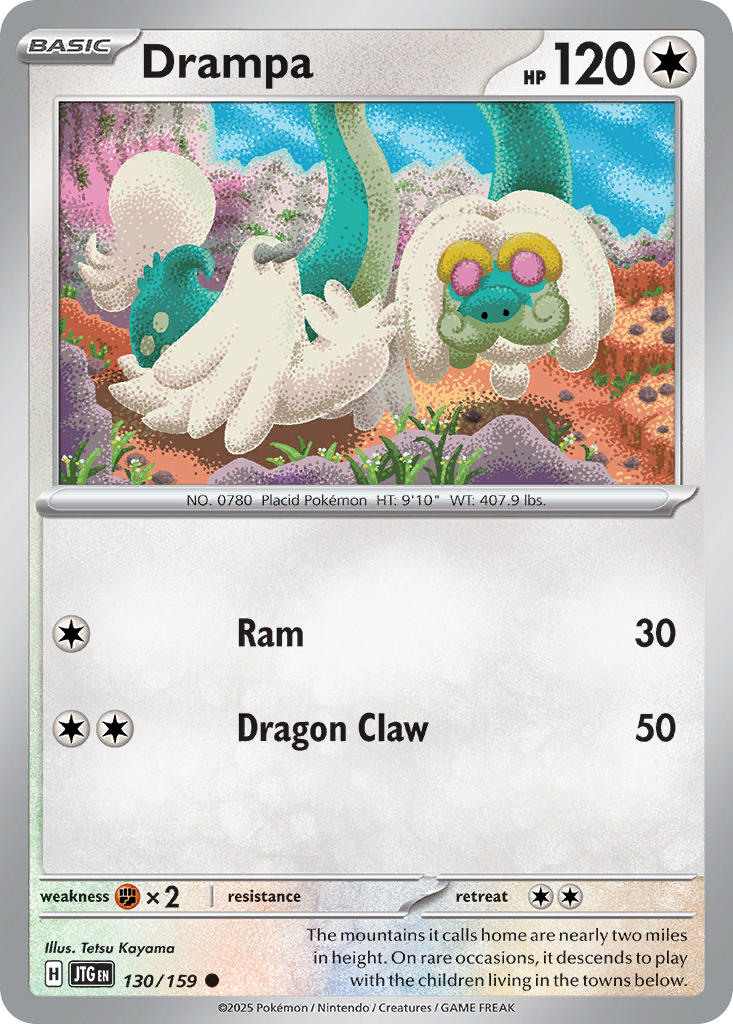 Drampa 130/159 - POKEMON SCARLET & VIOLET: JOURNEY TOGETHER