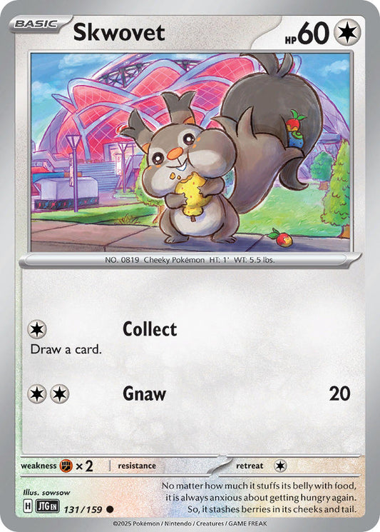 Skwovet 131/159 - POKEMON SCARLET & VIOLET: JOURNEY TOGETHER