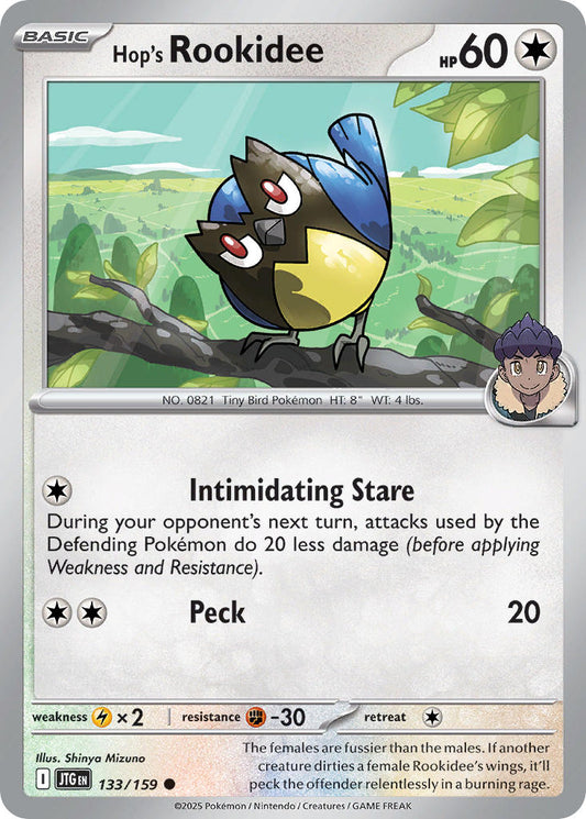 Hop's Rookidee 133/159 - POKEMON SCARLET & VIOLET: JOURNEY TOGETHER