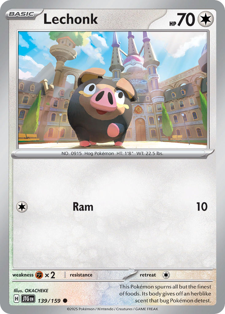 Lechonk 139/159 - POKEMON SCARLET & VIOLET: JOURNEY TOGETHER