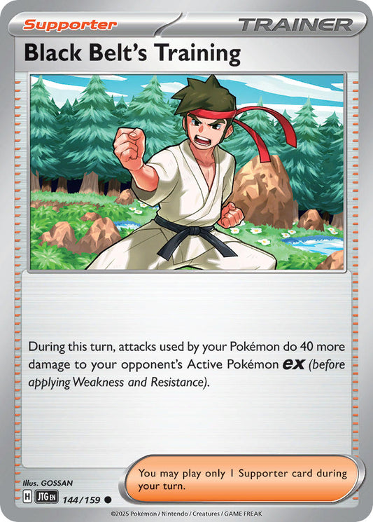 Black Belt's Training 144/159 - POKEMON SCARLET & VIOLET: JOURNEY TOGETHER