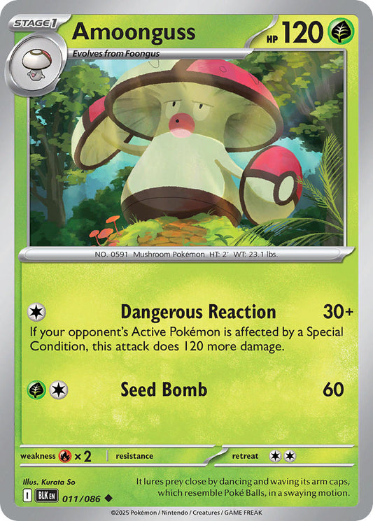 Amoonguss 011/086 - POKEMON SCARLET & VIOLET: BLACK BOLT