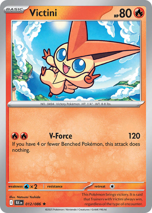 Victini 012/086 - POKEMON SCARLET & VIOLET: BLACK BOLT