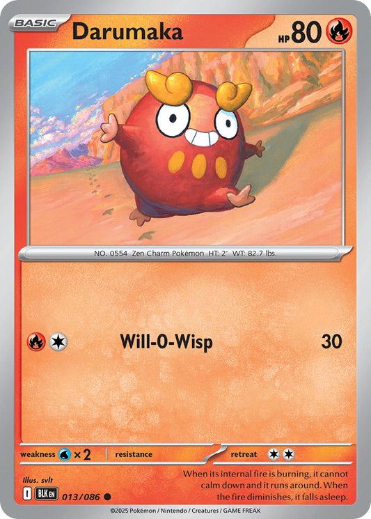 Darumaka 013/086 - POKEMON SCARLET & VIOLET: BLACK BOLT