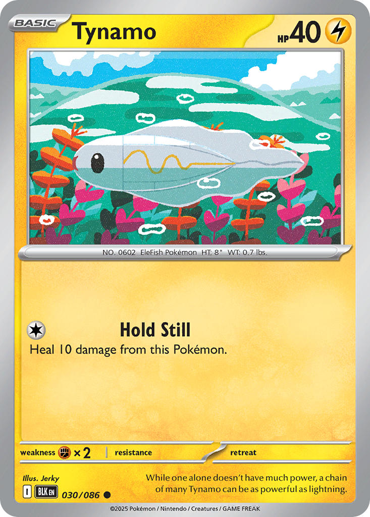 Tynamo 030/086 - POKEMON SCARLET & VIOLET: BLACK BOLT