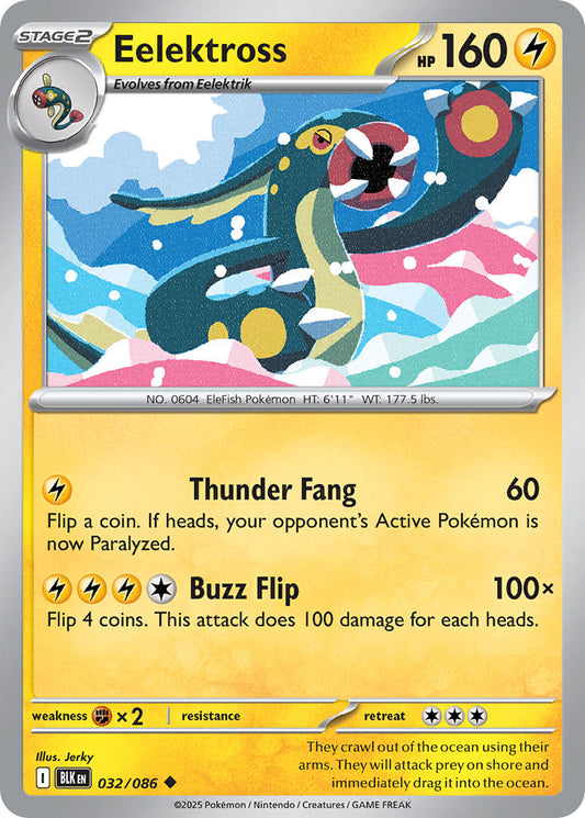 Eelektross 032/086 - POKEMON SCARLET & VIOLET: BLACK BOLT