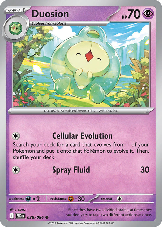 Duosion 038/086 - POKEMON SCARLET & VIOLET: BLACK BOLT