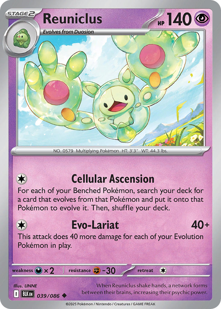 Reuniclus 039/086 - POKEMON SCARLET & VIOLET: BLACK BOLT