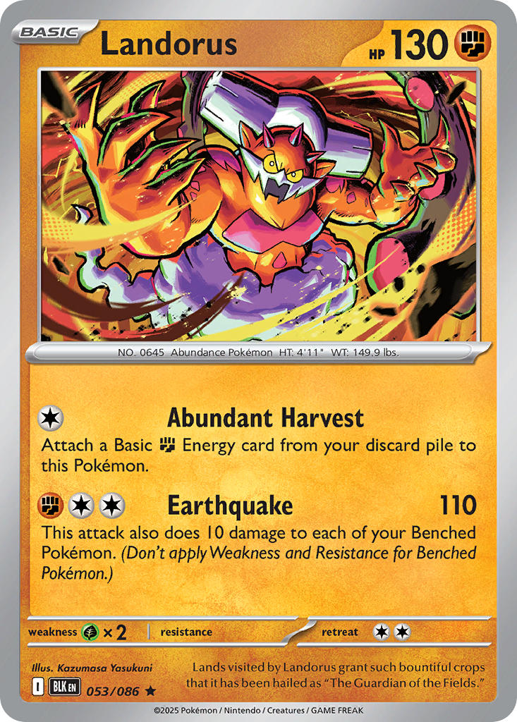 Landorus 053/086 - POKEMON SCARLET & VIOLET: BLACK BOLT
