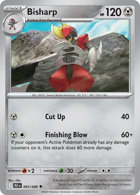 Bisharp 065/086 - POKEMON SCARLET & VIOLET: BLACK BOLT
