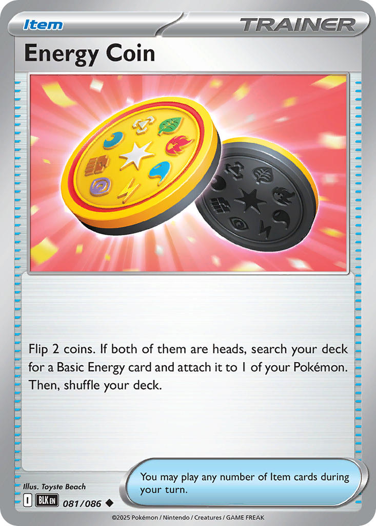 Energy Coin 081/086 - POKEMON SCARLET & VIOLET: BLACK BOLT