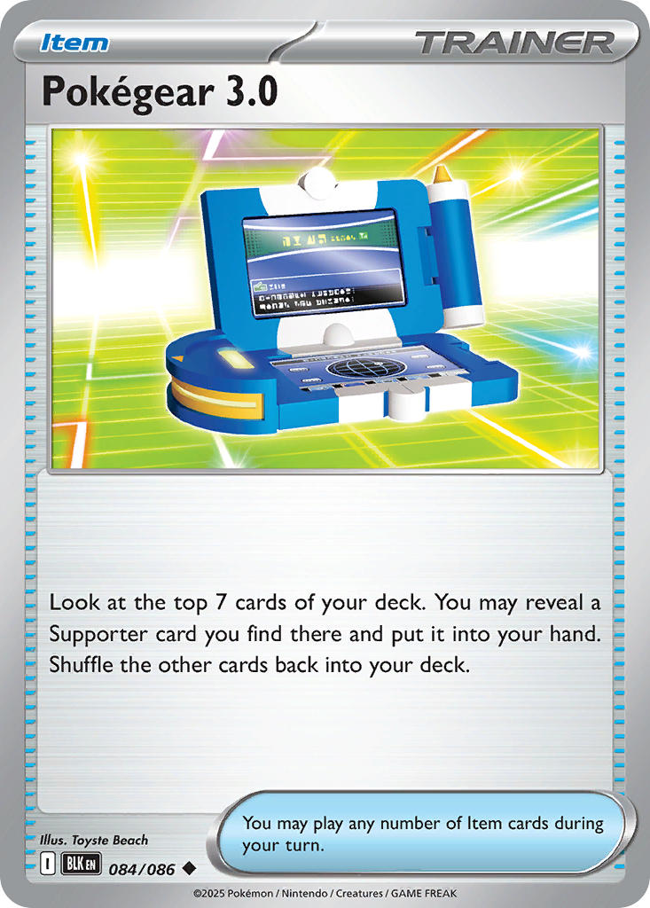 Pokégear 3.0 084/086 - POKEMON SCARLET & VIOLET: BLACK BOLT