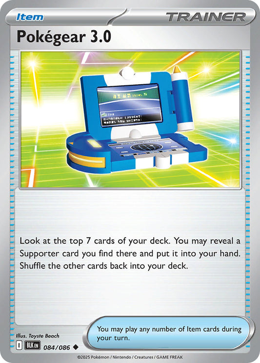 Pokégear 3.0 084/086 - POKEMON SCARLET & VIOLET: BLACK BOLT